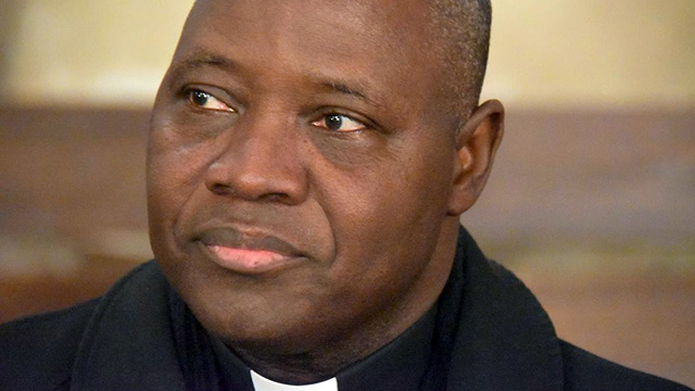 Mgr Kaigama, archevêque de Jos au Nigéria.