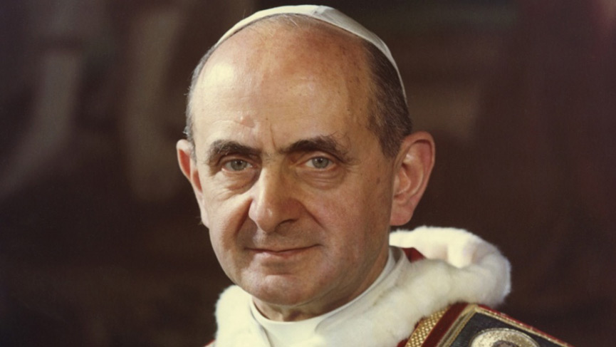 Le bienheureux pape Paul VI, auteur de l'encyclique Humanae Vitae