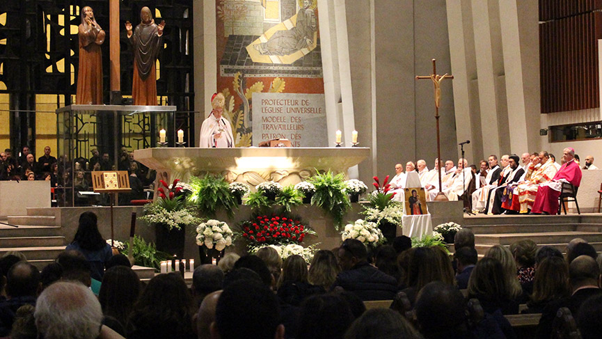 Cardinal Bechara Boutros Raï in Montreal