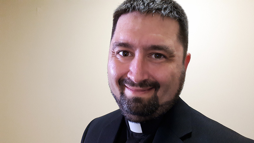 Francis Bégin qui sera ordonné diacre en vue de devenir prêtre le 4 octobre 2019