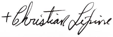 signature Christian Lépine