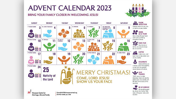 Family Advent calendar 2023