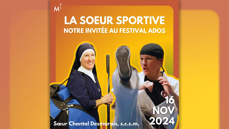 Sœur Chantal Desmarais-La soeur sportive