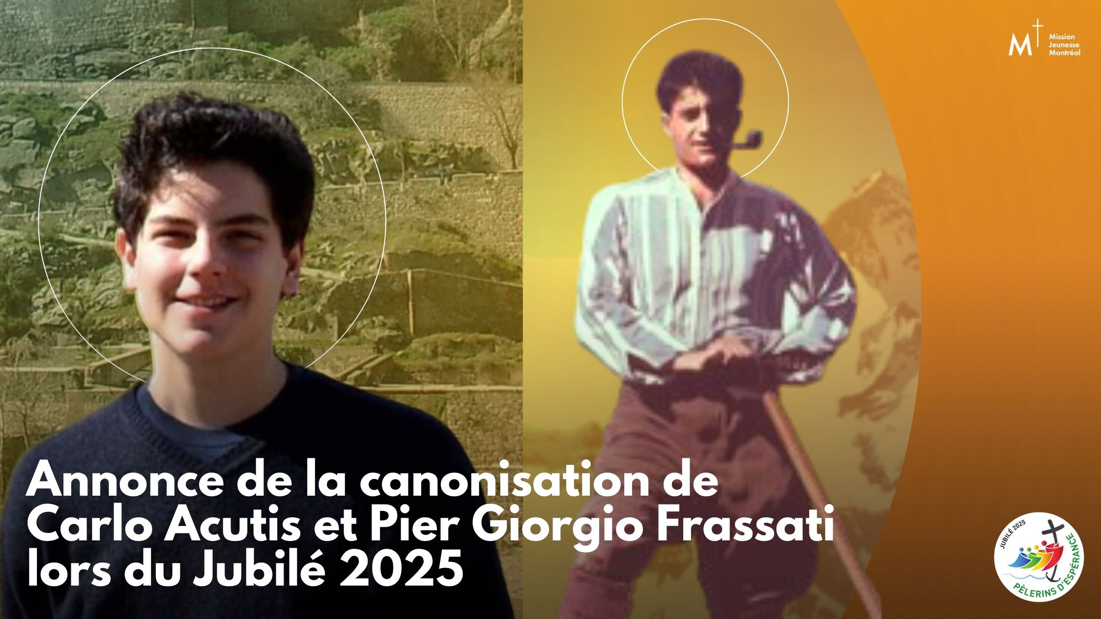 Annonce canonisation-Carlo Acutis et Pier Giorgio Frassati