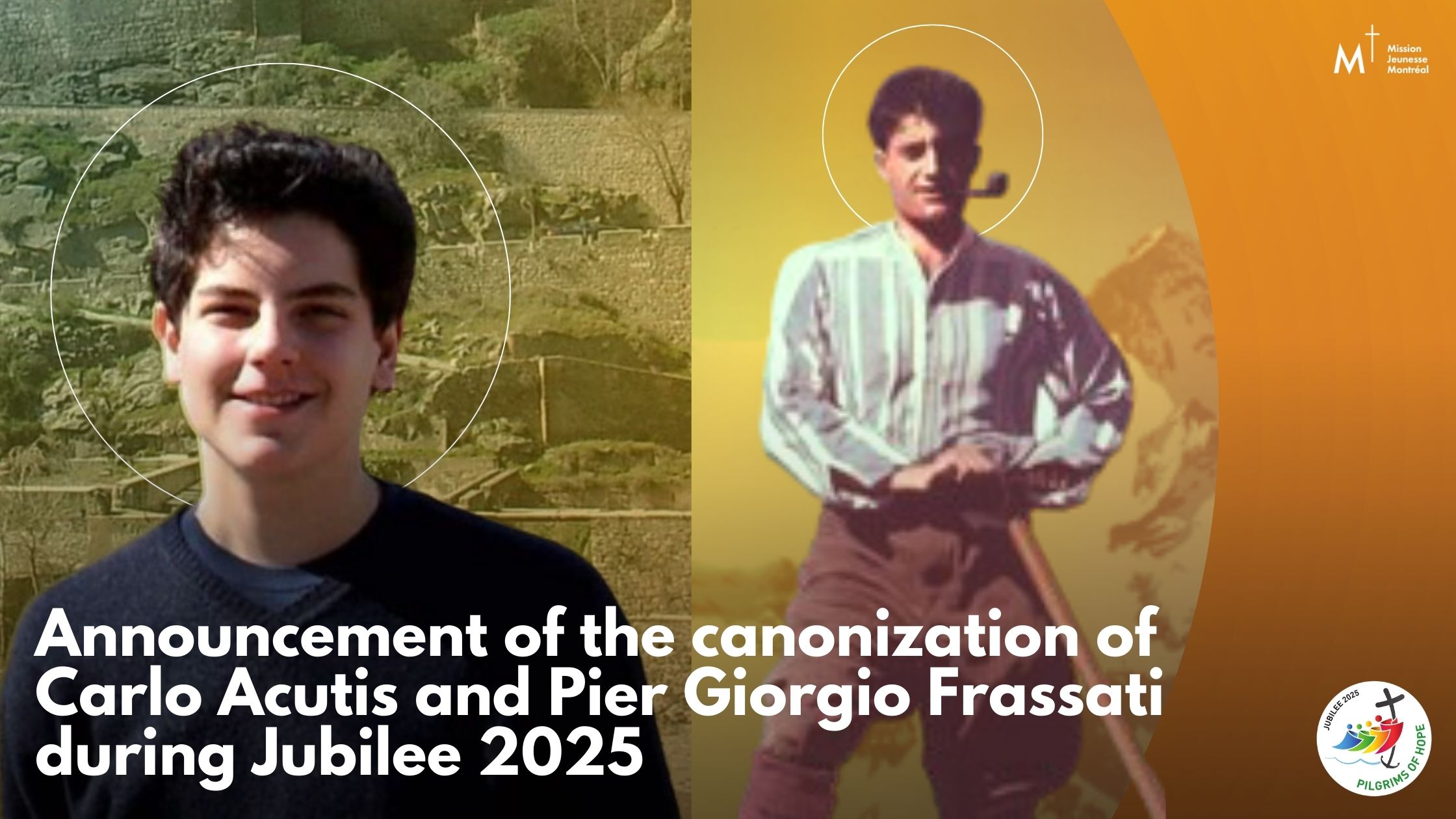 Announcement of canonization-Carlo Acutis and Pier Giorgio Frassati