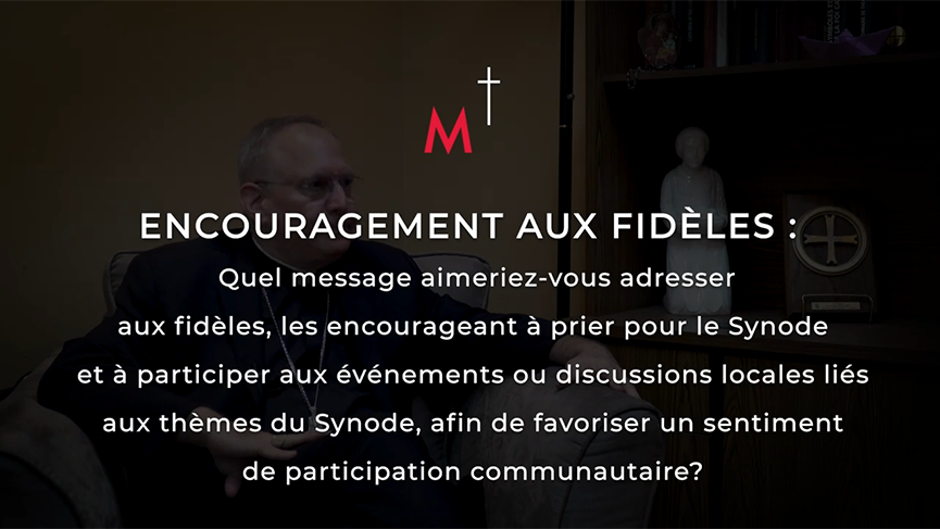 Réflexions de Mgr Alain Faubert-Synode à Rome-2024