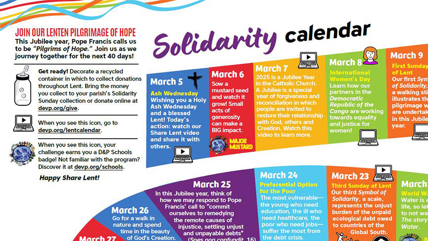 Solidarity Calendar 2025