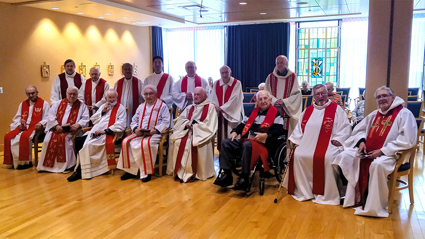 Intergenerational encounters: Young priests meet our Retired priests at the Angus residence