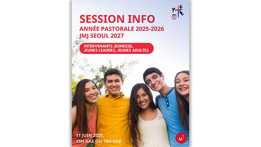venez nous rejoindre le 11 juin-Journée mondiale de la jeunesse 2027 Seoul
