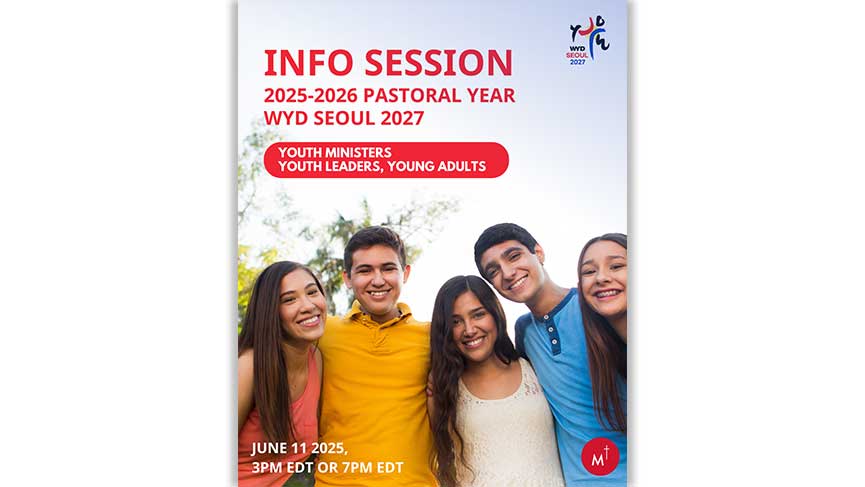 Join us June 11th-World Youth Day 2027 Seoul