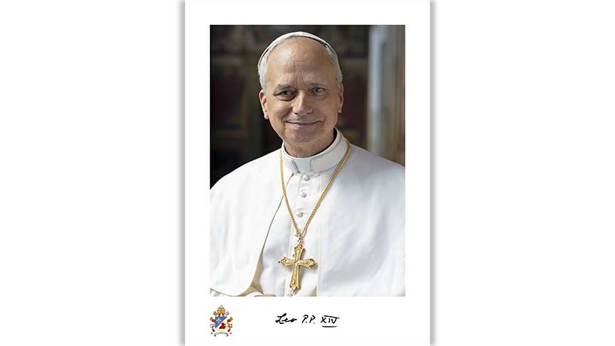 Image officielle du pape Léon XIV
