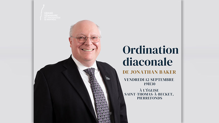 Ordination diaconale de Jonathan Baker-Grand Séminaire de Montréal