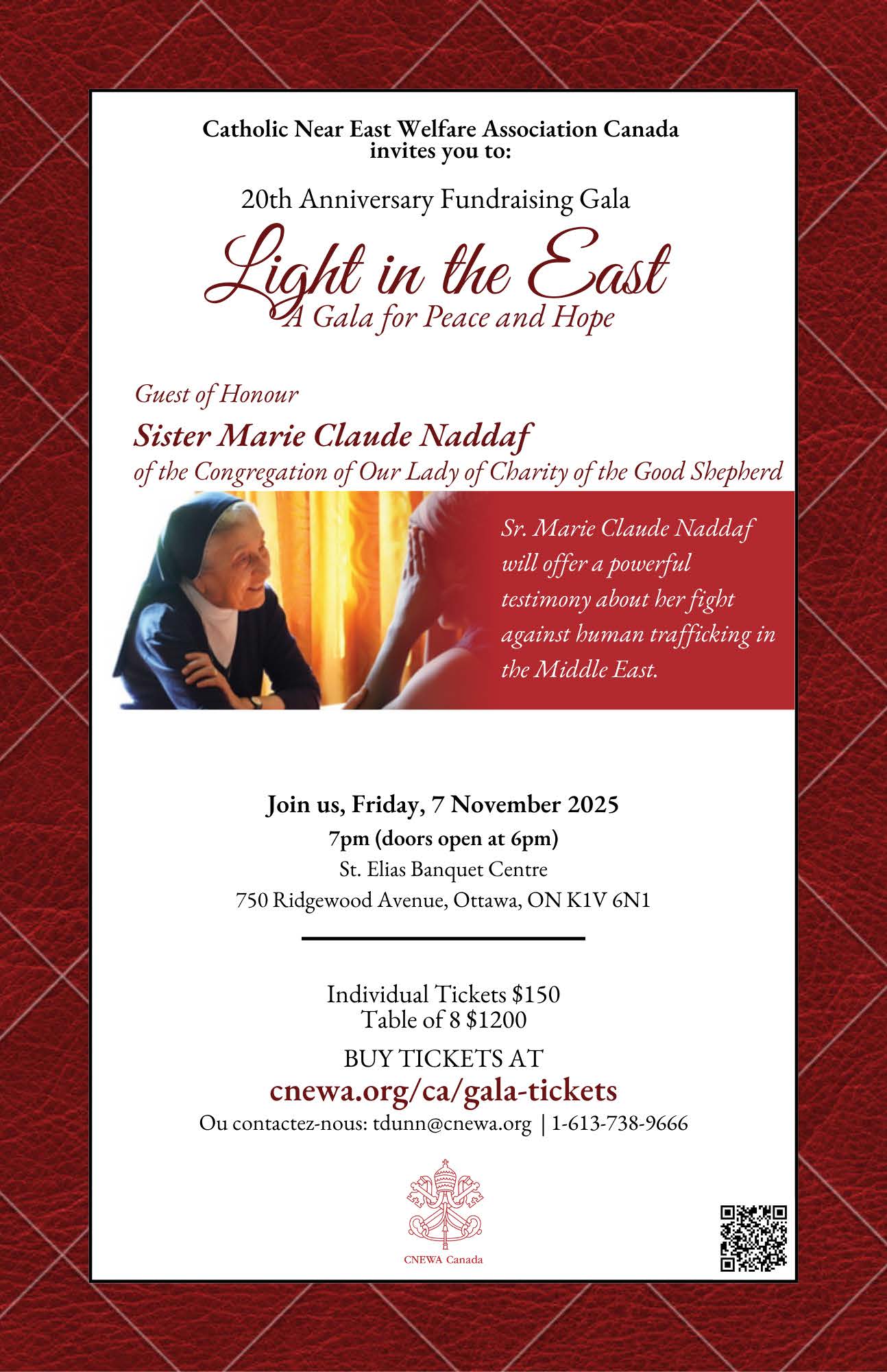 CNEWA gala 2025 poster
