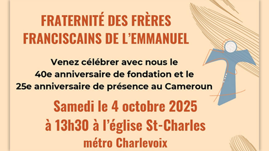 Celebrate 40 Years of the Franciscan Brothers of Emmanuel