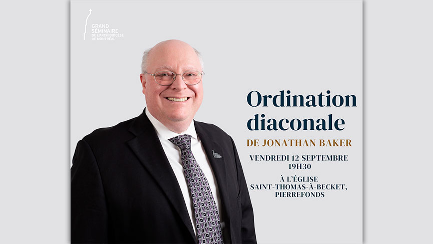 Ordination diaconale de Jonathan Baker