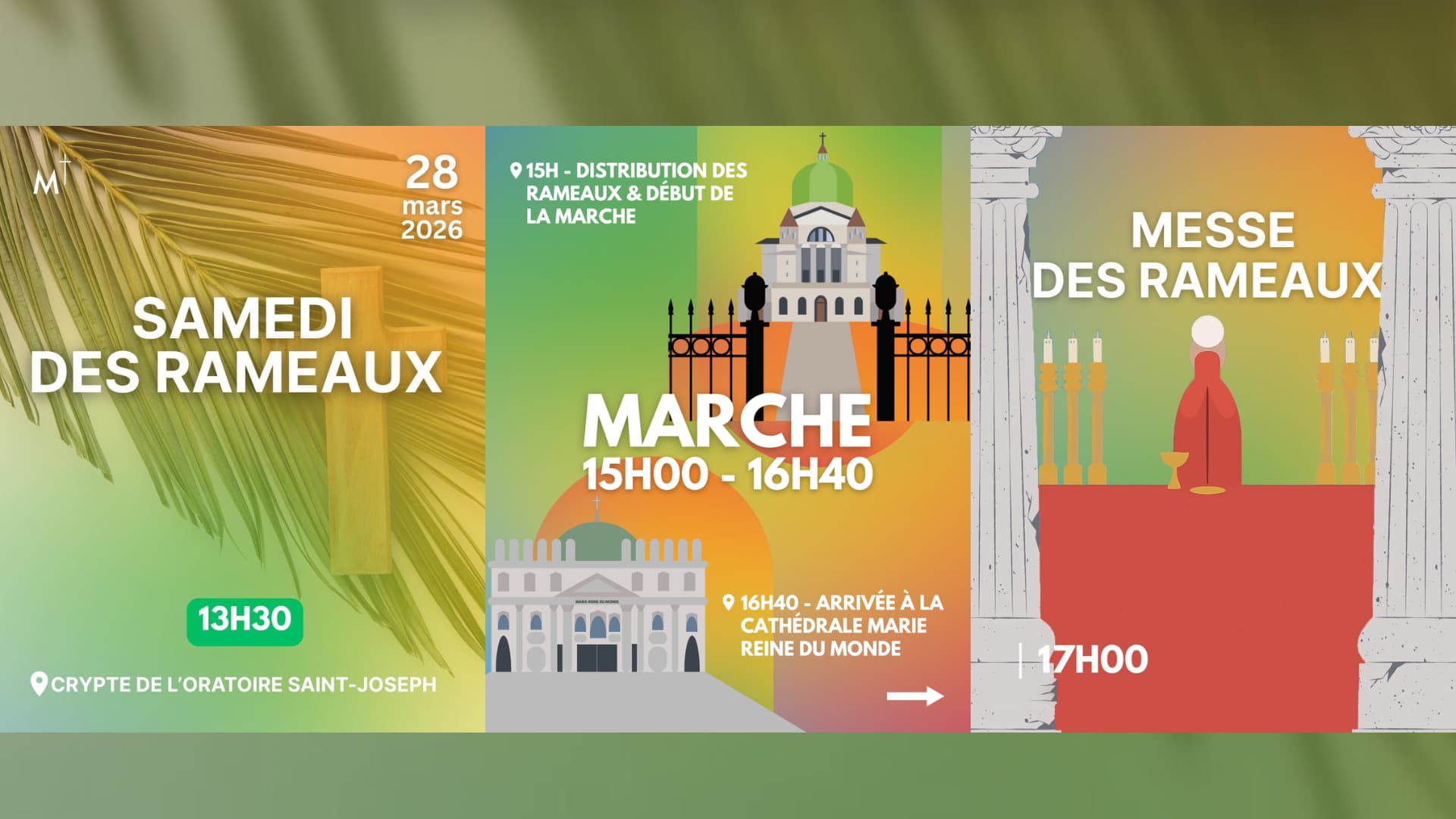 Marche des Rameaux 2026 – Marchons ensemble vers la Semaine Sainte