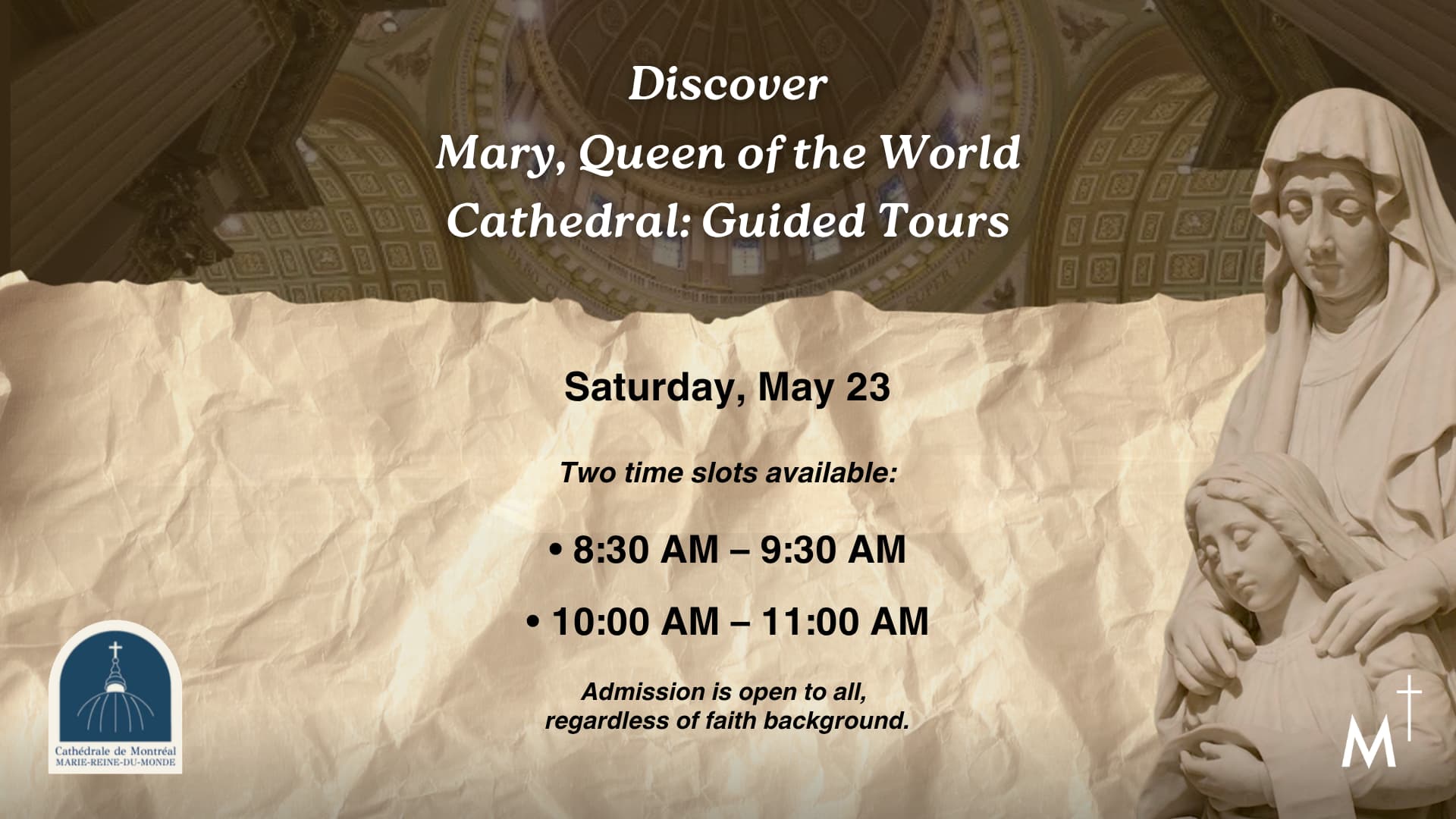 Discover Mary, Queen of the World Cathedral: Guided Tours