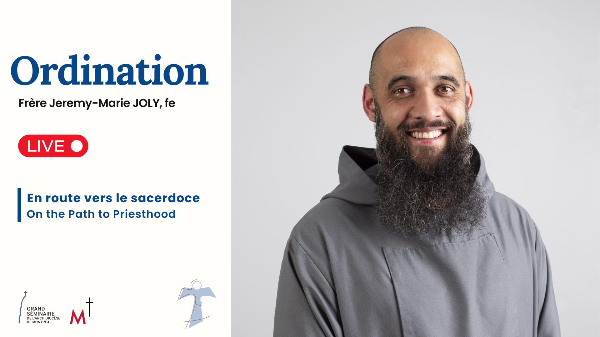 Brother Jeremy-Marie Joly to Be Ordained a Transitional Deacon: A Journey of Faith in Service of the Gospel