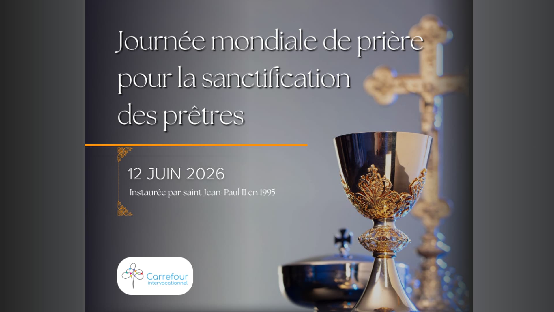 Journée mondiale de prière pour la sanctification des prêtres: 12 juin 2026