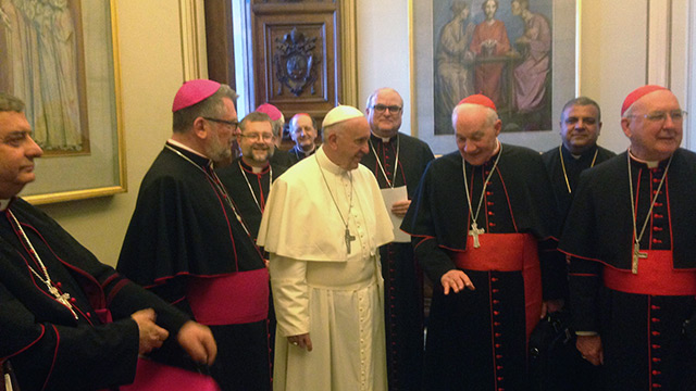 Les évêques du Québec ont rencontré le pape François durant plus de trois heures