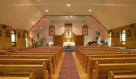 Église Notre-Dame-de-l'Esperance - Source : RCPQ Église Notre-Dame-de-l'Esperance - Nef
