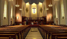 Église Ste-Dorothée - Source : RPCQ Église Ste-Dorothée - Nef