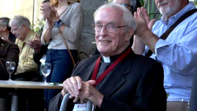 Smiling Fr. Jack O'Brien, S.J.