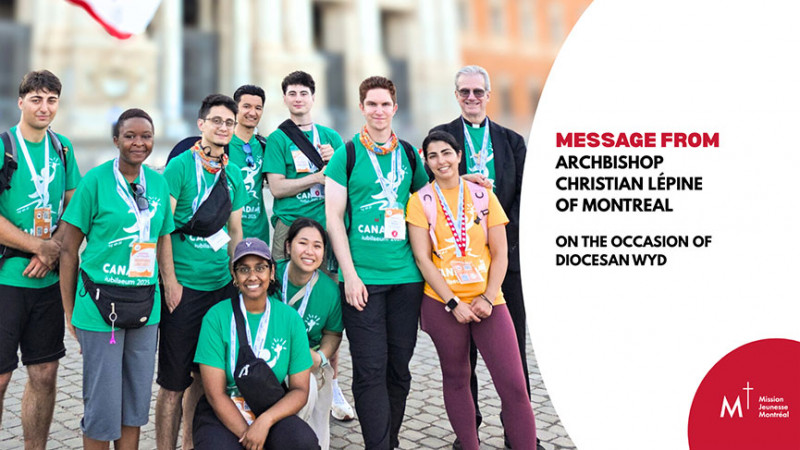 Invitation to Young People for WYD MONTREAL 2025
