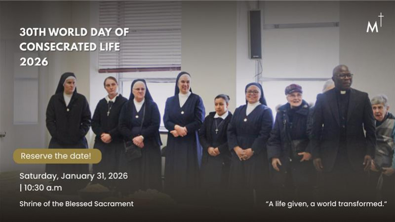 Diocesan Celebration of the World Day for Consecrated Life