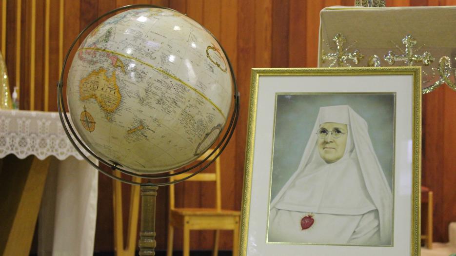Portrait of Mother Frédérica Giroux. The congregation is present in Japan, RD Congo, Haiti, Benin, Côte d’ivoire, the Philippines, South Korea and Canada, notably in the Gaspé and the Mother House in Chomedey, Laval. 