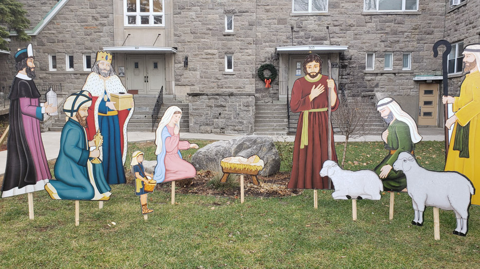 Nativity scenes at Saint-Laurent