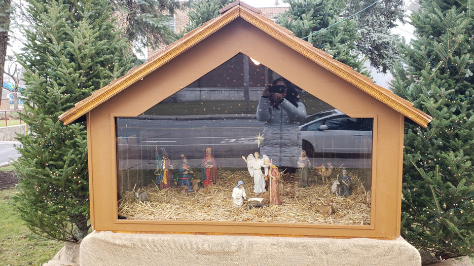 Nativity scenes at Saint Ignatius of Loyola