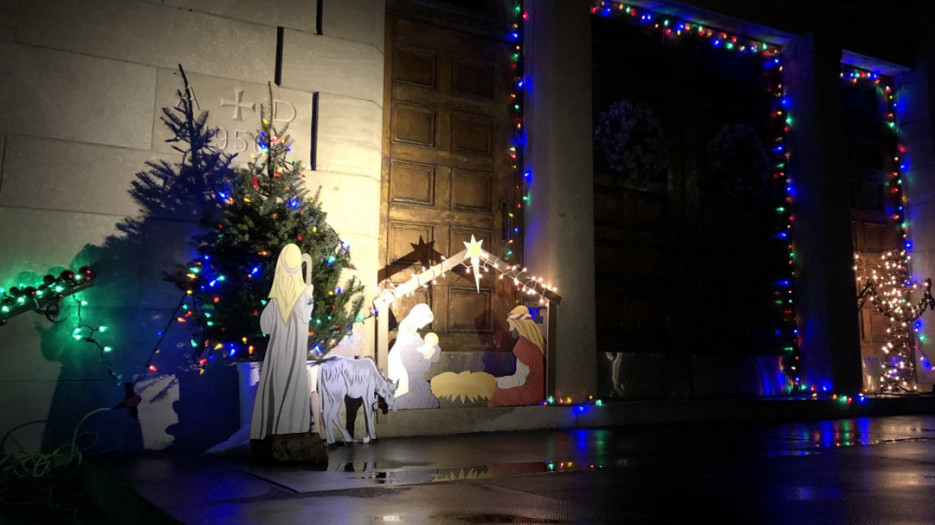 Nativity scenes at Saint Thomas More