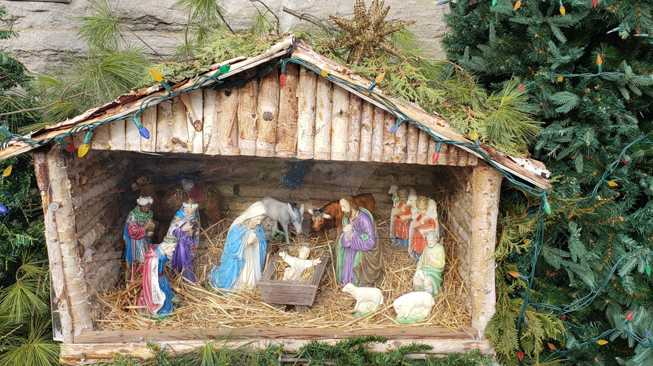 Nativity scenes at Saint-Raphaël-Archange