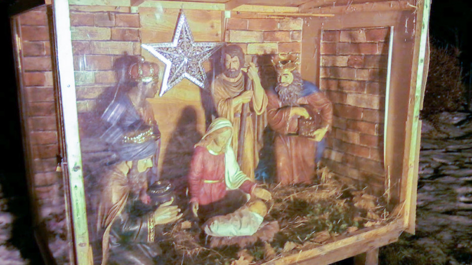Nativity scenes at Saint Monica