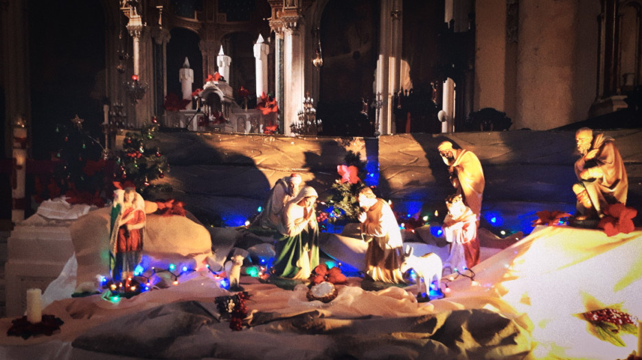 Nativity scenes at Saint-Stanislas