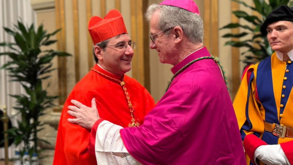 Francis (Frank) Cardinal Leo on his installation by Pope Francis