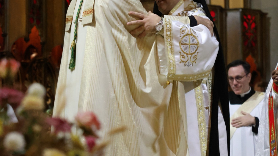 Mgr Alain Faubert a été installé du diocèse de Valleyfield