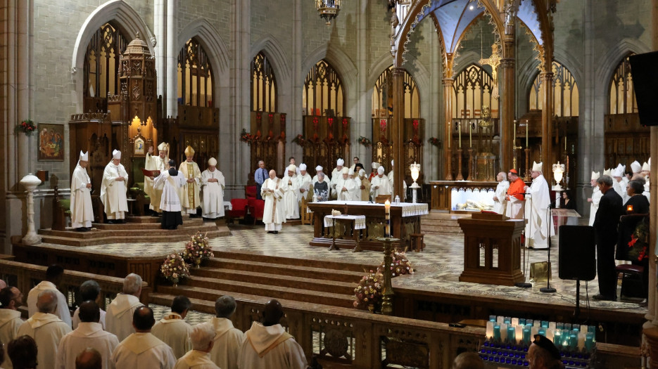 Mgr Alain Faubert a été installé du diocèse de Valleyfield