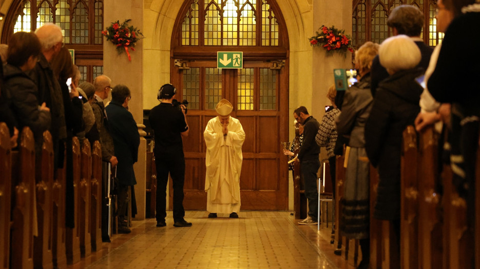 Bishop Alain Faubert Installed as Bishop of Valleyfield