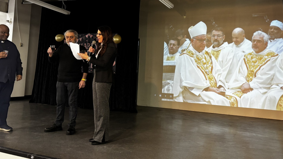 Madre dei Cristiani parish gathers to celebrate Padre Mussie’s 50 years of dedicated service to the Church - March 2, 2025