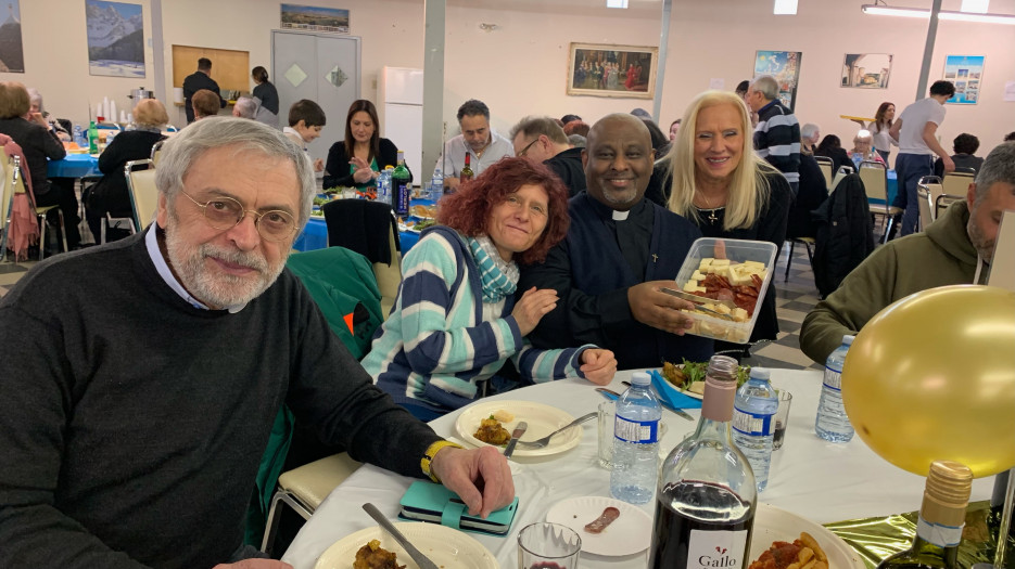 Madre dei Cristiani parish gathers to celebrate Padre Mussie’s 50 years of dedicated service to the Church - March 2, 2025