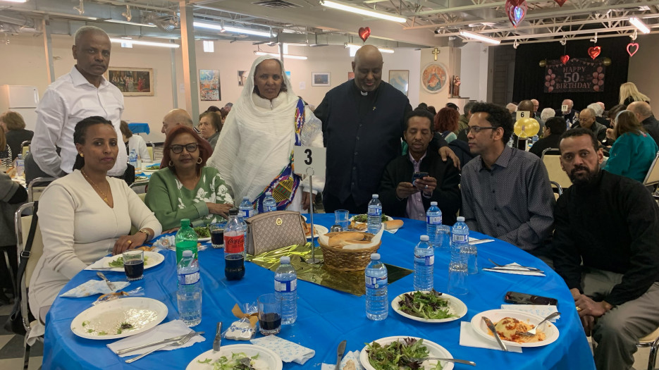 Madre dei Cristiani parish gathers to celebrate Padre Mussie’s 50 years of dedicated service to the Church - March 2, 2025